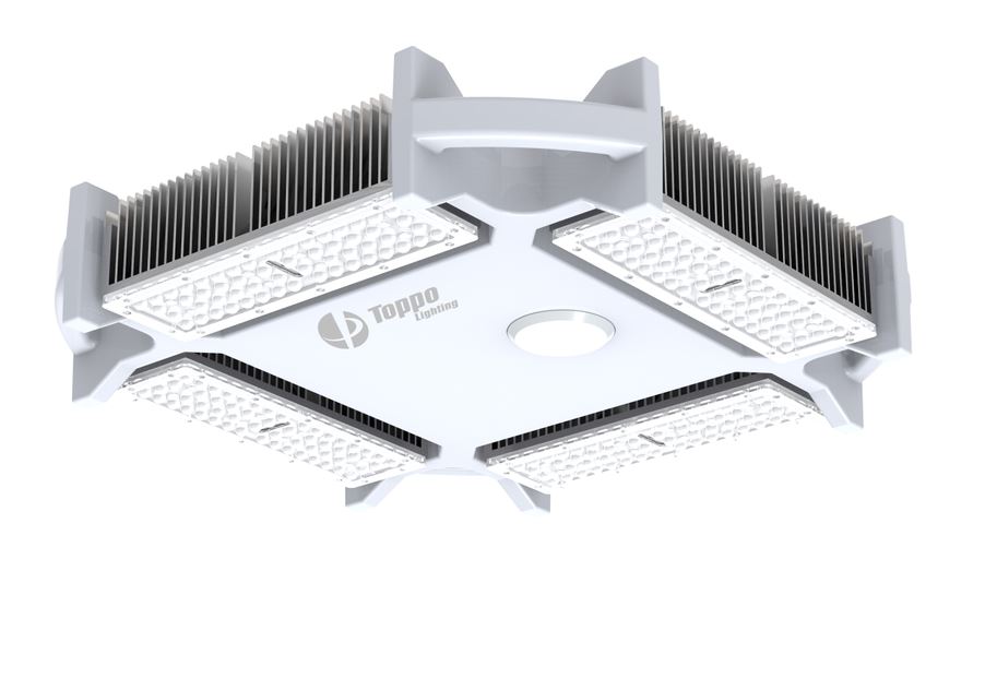 Patent designed heatsink with rotatable module led fins high bay