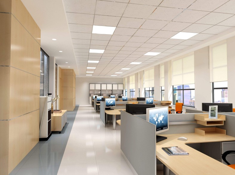 Office low glare led panel light