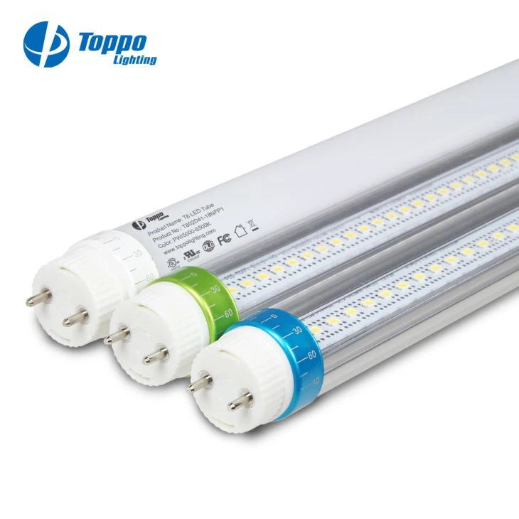 Tiwbiau LED T8 gyda Cap Diwedd 180 Graddfa Rotatable